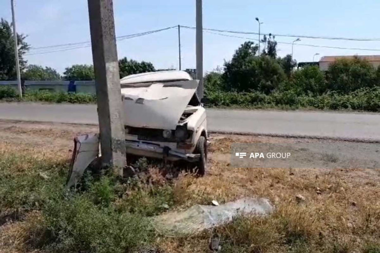 Lənkəranda qəza-Şəhid atasının vəziyyəti ağırdır -FOTO 
