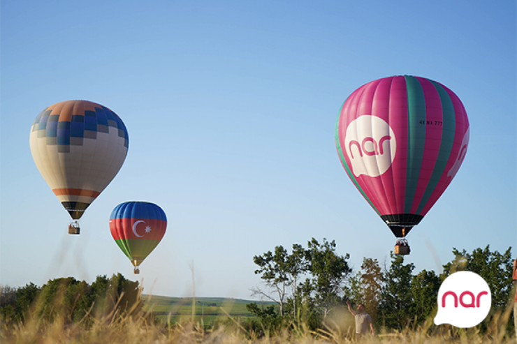 “Nar”ın əsas tərəfdaşlığı ilə “Balloon Festival” keçirilib