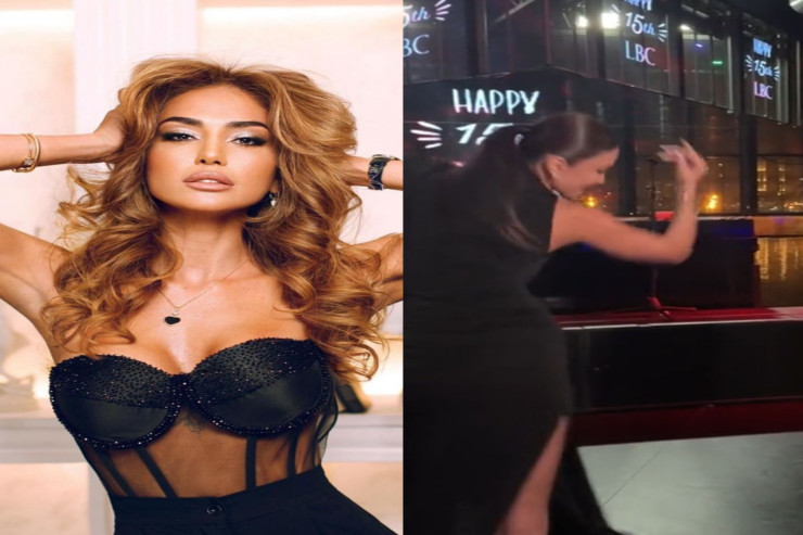 Pərvin Abıyeva  yırtmaclı donu   ilə səhnədə  RƏQS ETDİ   - VİDEO 