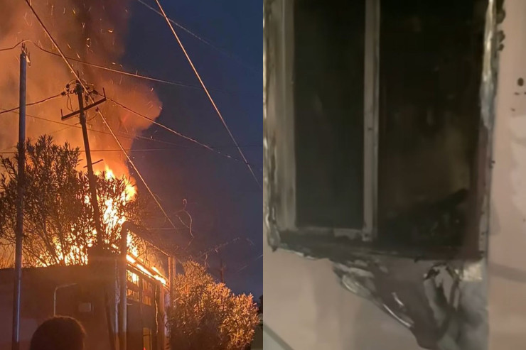 Tanınmış aparıcının evini yandırdılar - Polisdən AÇIQLAMA 