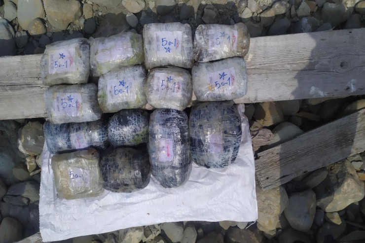 Xəzər dənizində  26 kilo narkotik   aşkar olundu
