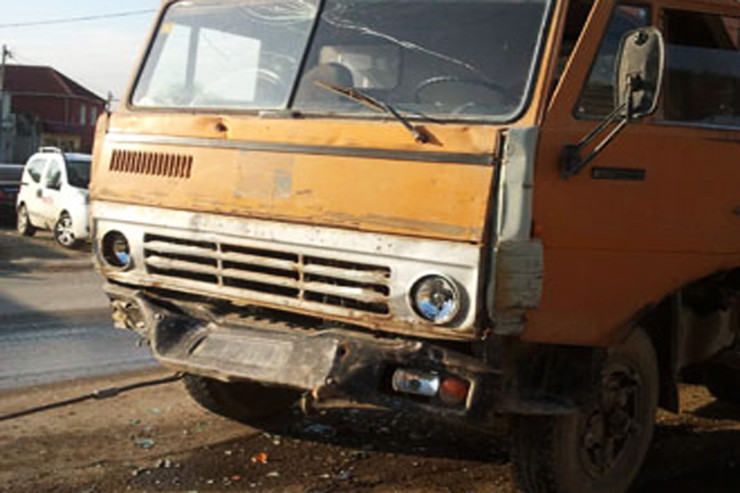 Abşeronda "KamAZ" qaçırıldı
