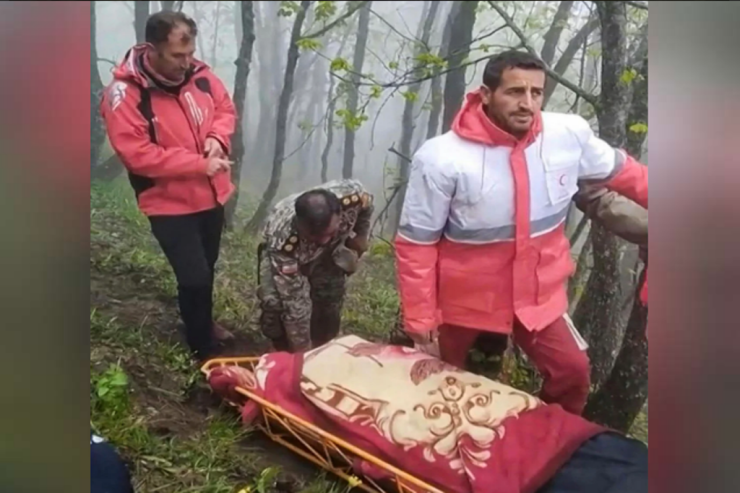 Rəisini daşıyan helikopterdəki bir nəfər qəzadan sonra 1 saat sağ qalıb 