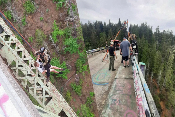 19 yaşlı gənc 120 metr hündürlükdən yıxılsa da,  sağ qaldı