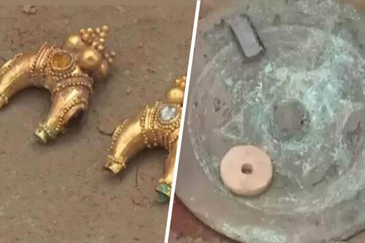 Qədim dövlətin qızıl xəzinəzi  tapıldı