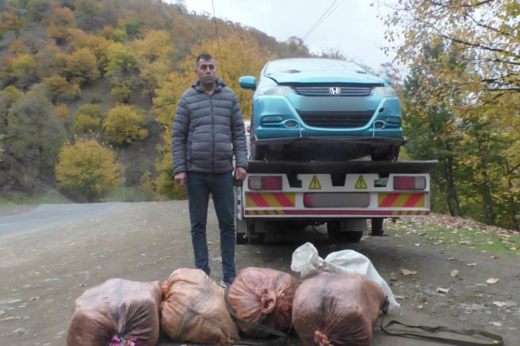 60 kilo narkotiki Bakıya evakuatorla gətirirdi,  tutuldu - VİDEO 