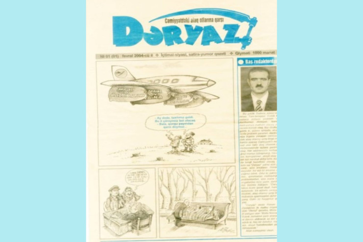 "Dəryaz" qəzetinin rəhbəri tutuldu