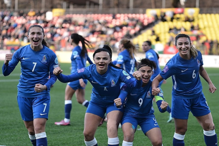 Qadın futbolçularımız Litvanı məğlub etdi 