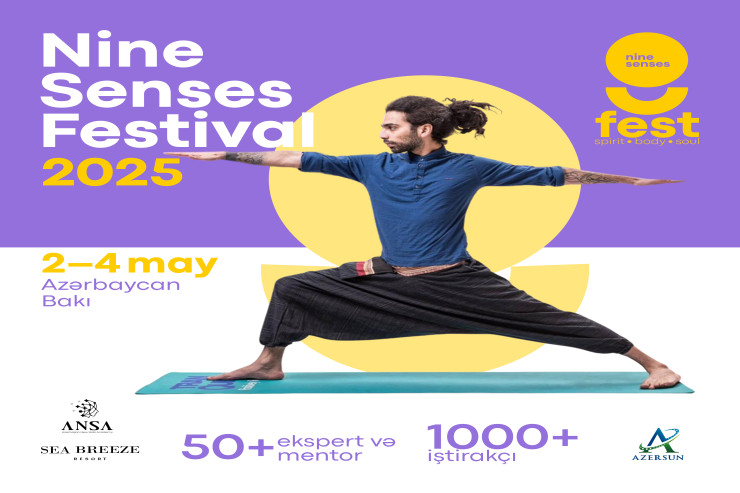 “Azərsun Holdinq”in baş sponsorluğu ilə “Nine Senses Fest 2025” keçiriləcək