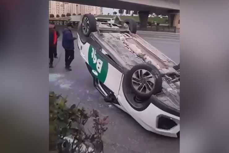 Bakıda daha bir "Bolt" aşdı - VİDEO 