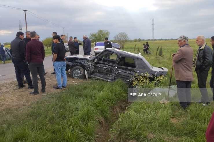 Ağdamda AĞIR QƏZA:  yaralılar var -FOTOLENT 