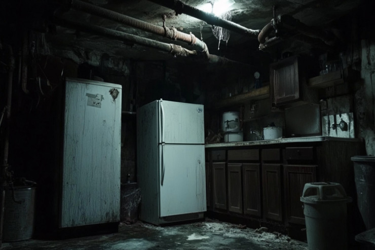 İntihar edən arvadının meyitini  dondurucuda gizlətdi