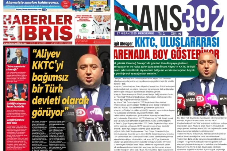 Şimali Kipr mediasında Aqil Ələsgərin AÇIQLAMASI:  “İlham Əliyevin mövqeyi Türk dünyasına açıq mesajdır”