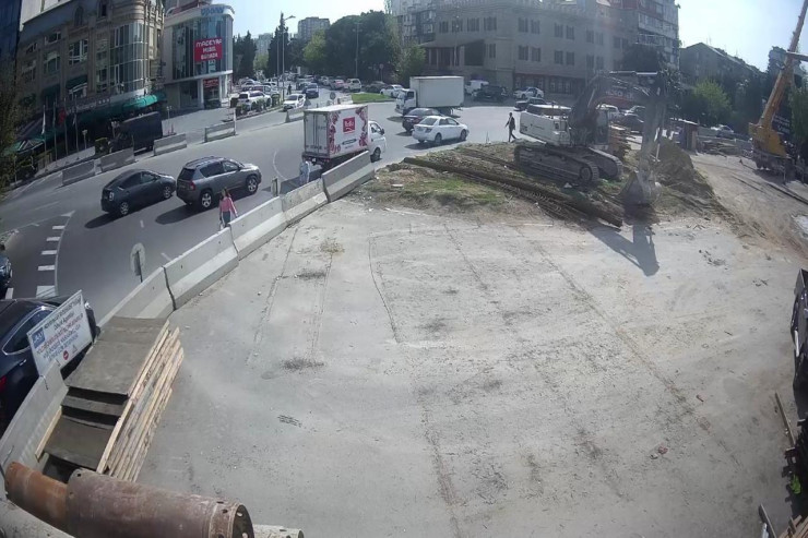 Bakının bir sıra yollarında təmir gedir - FOTO 