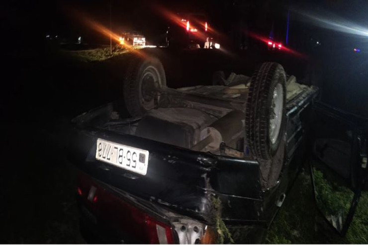 Şəkidə azyaşlı sürücü qəza törətdi - VİDEO 