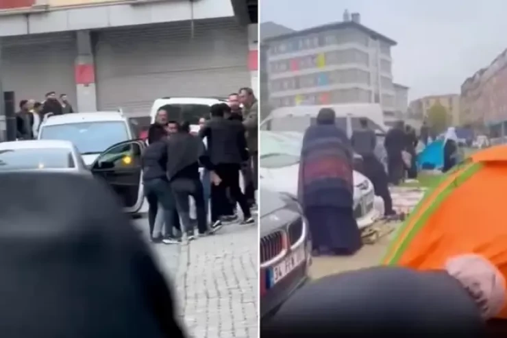 Zəlzələdən qaçdı, güllədən qaça bilmədi - VİDEO 