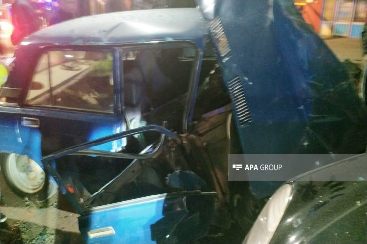 Goranboyda zəncirvari qəza  baş verdi