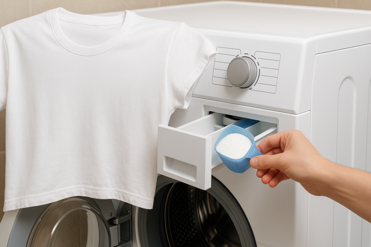 Tərdən  saralmış geyimləri   qartopu kimi ağardır - Bir qaşıq  kifayətdir