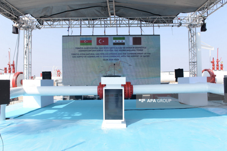 Azərbaycan qazının Türkiyə üzərindən Suriyaya ixracı  başladı -YENİLƏNİB 