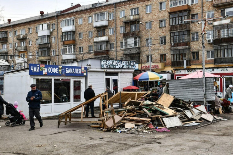 Yekaterinburqda Azərbaycan bazarı  söküldü -  FOTOLENT 