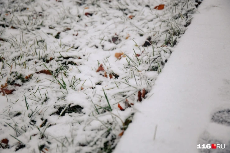 Yayda ilk qar yağdı 