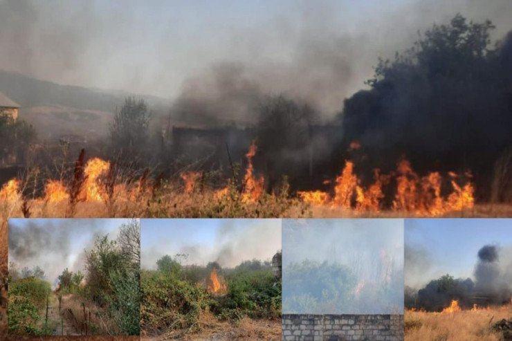 Xocalıda yanğına səbəb olan 17 yaşlı şəxs  saxlanıldı