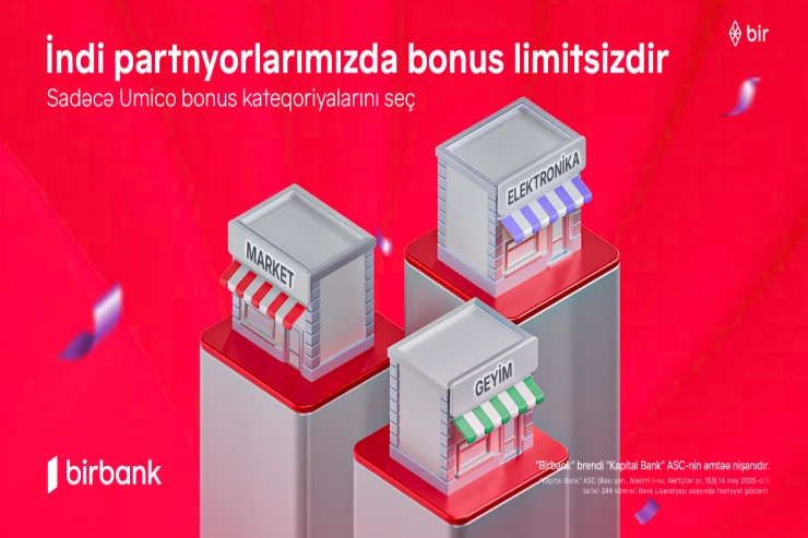 Birbank kartlarında yeni dövr: limitsiz bonuslar ilə daha çox qazanmaq imkanı
