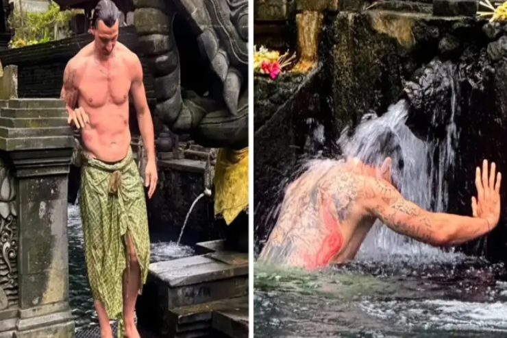 İbrahimoviç mənfi enerjidən xilas olmaq üçün  görün nə etdi