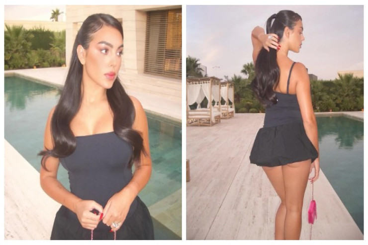 Corcina Rodriqes açıq-saçıq paltarda:  Ronaldonun sevgilisinin cəsarətinə baxın 