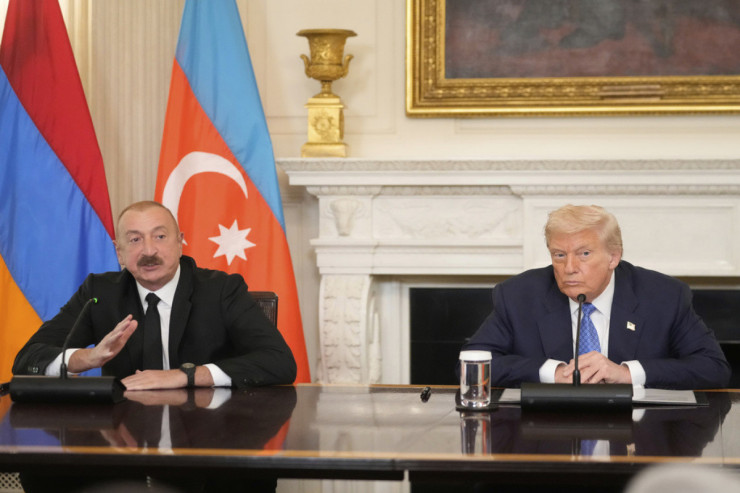 İlham Əliyev:  "Tramp Asiyada, Afrikada və hazırda Cənubi Qafqazda münaqişələrə son qoymağı bacarıb"