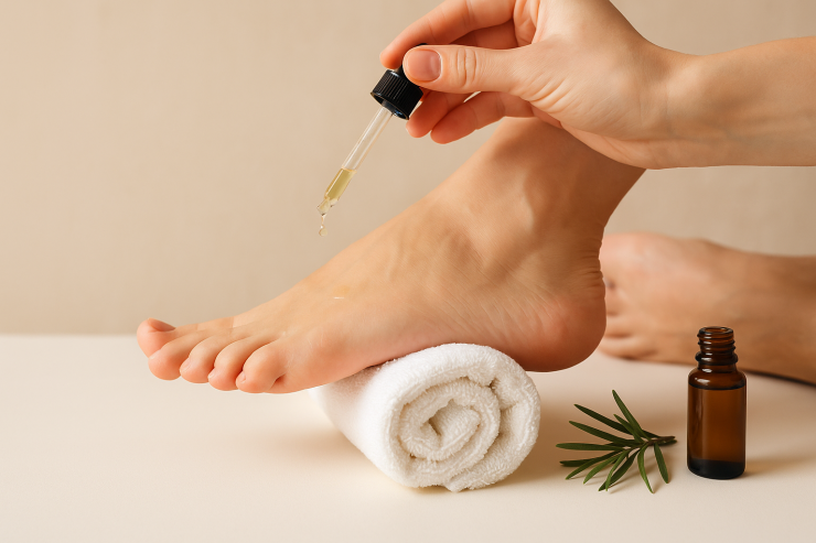 Ayaq göbələyinin kökünü kəsir  - 5 dəqiqəyə ayaqları yumşaq edir