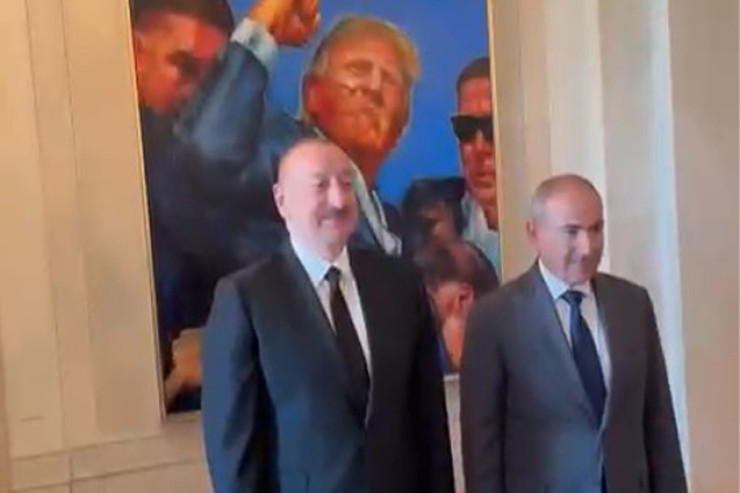 Paşinyan İlham Əliyevlə şəkil çəkdirdi - VİDEO 