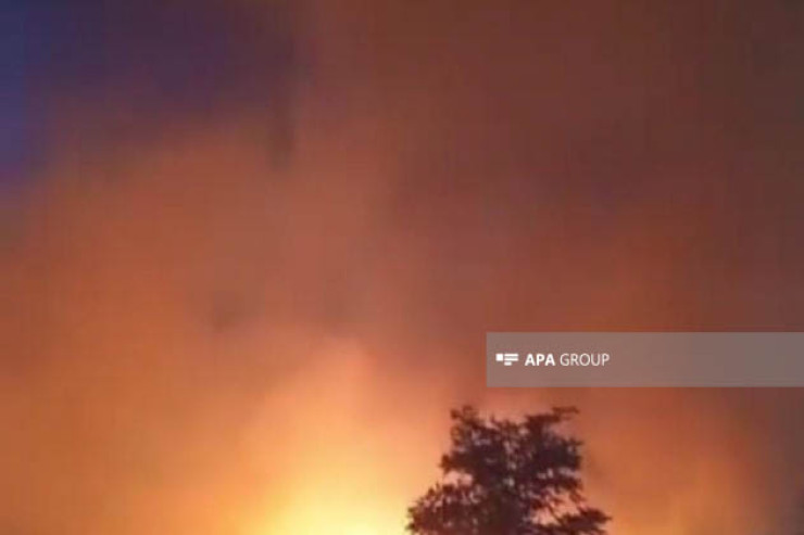 Xocalıda yanğın başlayıb 