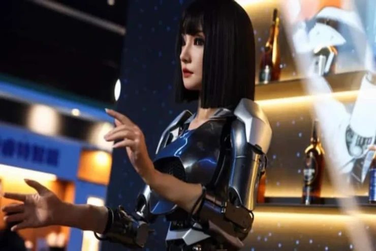 Çində ilk robot mağazası  açıldı