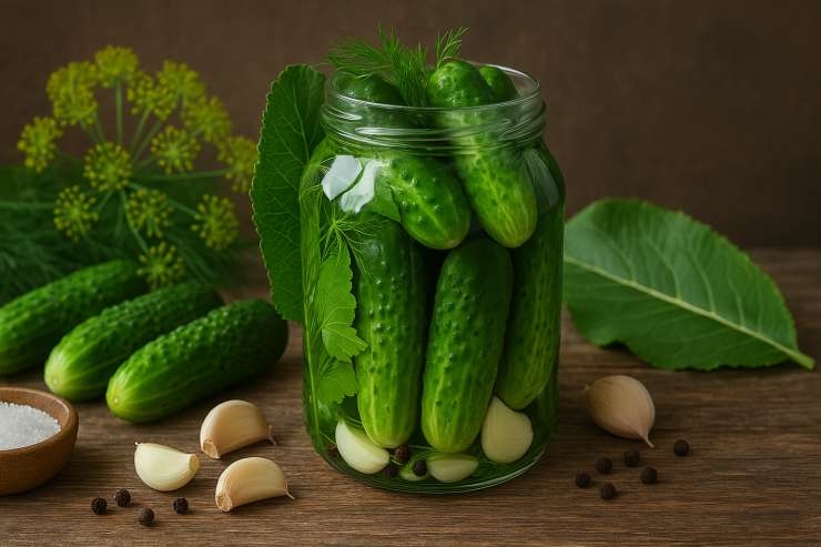 Qış üçün xiyarların sirkəsiz, sterilizəsiz, soyuq üsulla bağlanması - RESEPT 