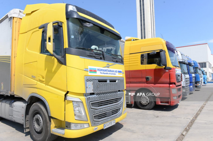 Ukraynaya növbəti humanitar yardım  yola salındı