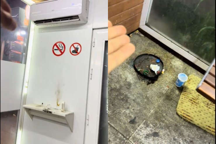 Bakıda dayanacağı zibilliyə çevirən saxlanıldı - VİDEO 