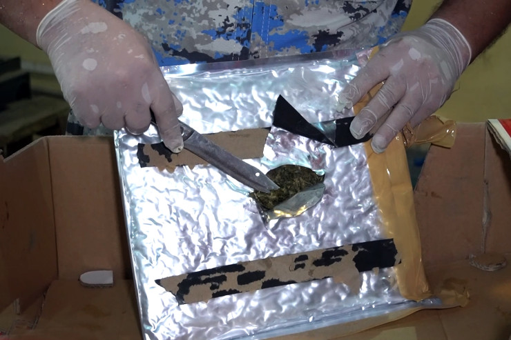 “Kahı” yükündən  külli miqdarda marixuana aşkarlandı