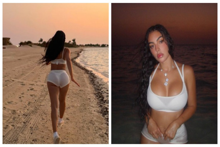 Ronaldonun nişanlısı çimərlikdəki FOTOLARI ilə   pərəstişkarlarını sevindirdi