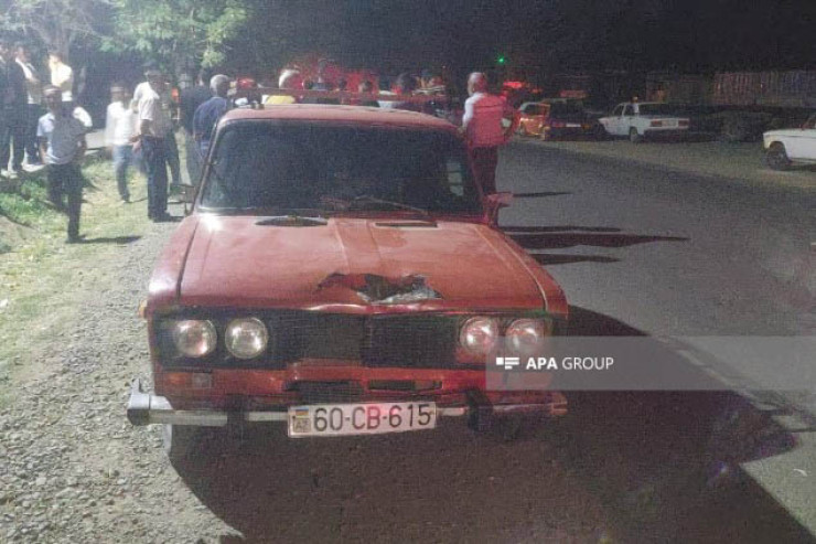 Tovuzda piyadanı avtomobil  vurub öldürdü 