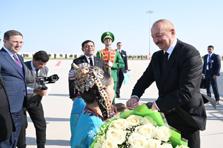 Azərbaycan Prezidenti Türkmənistanda  -FOTOLENT 