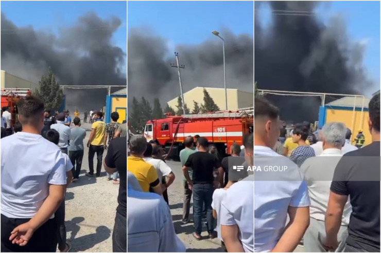 Güzdəkdə zavoddakı yanğında 6 nəfər zəhərlənib - YENİLƏNİB 