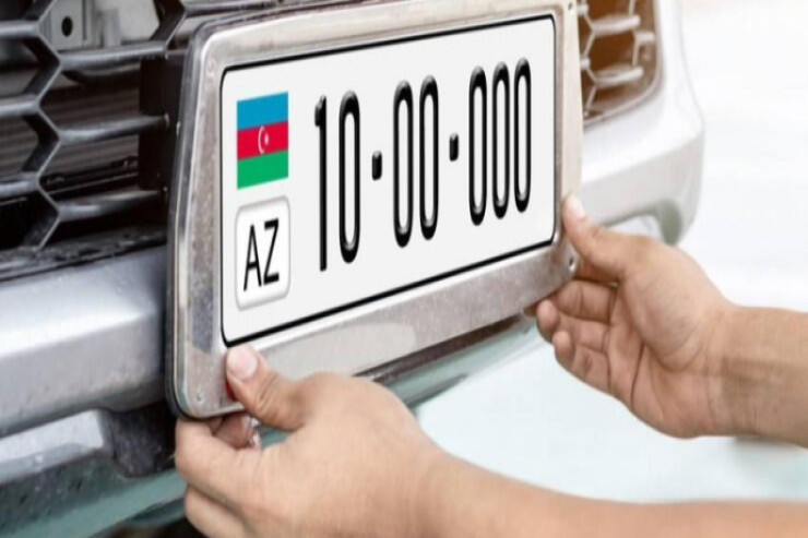 Oğurladığı nömrələri  öz maşınına qoyub sürən saxlanıldı