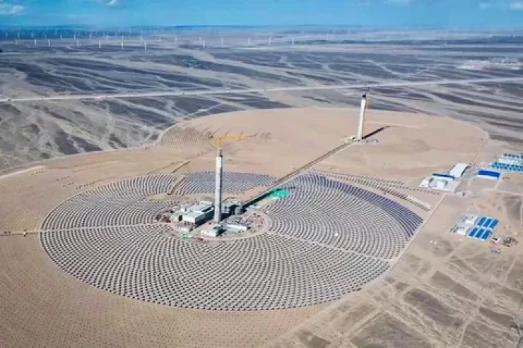 Çin dünyada ən böyük  günəş elektrik stansiyasını tikir