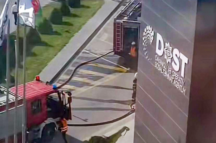 Xırdalanda DOST Mərkəzində YANĞIN 