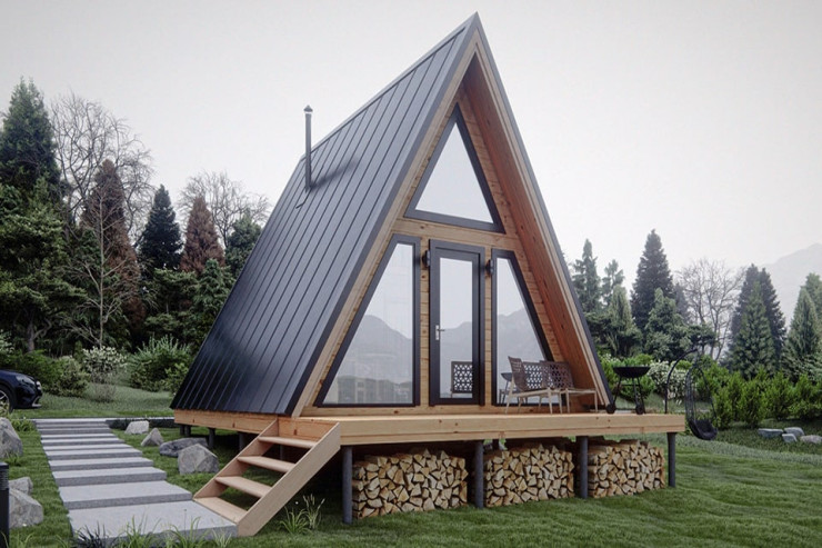 Azərbaycanda "A-frame" evlər  tikən biznesmen həbs olundu 