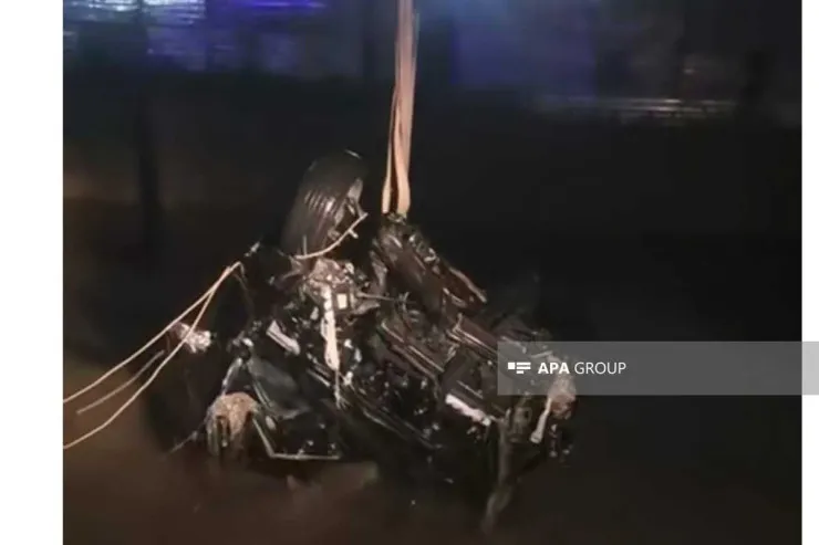 Biləsuvarda avtomobil kanala aşdı-5 nəfər öldü -YENİLƏNİB -VİDEO 