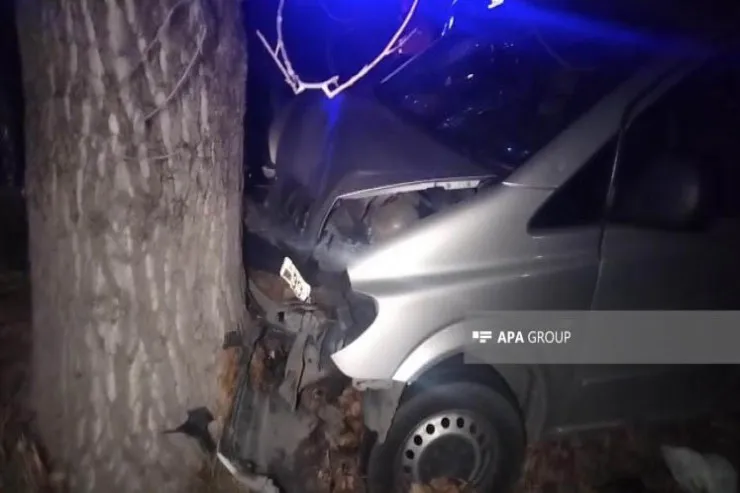 Oğuzda ağır qəza:  1 ölü, 6 yaralı -  YENİLƏNİB  