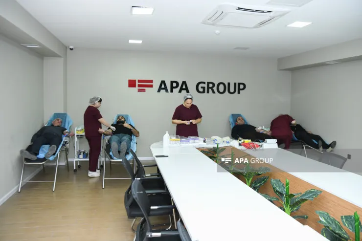 “APA Media Group”da qanvermə aksiyası  -  FOTOLENT  -VİDEO 