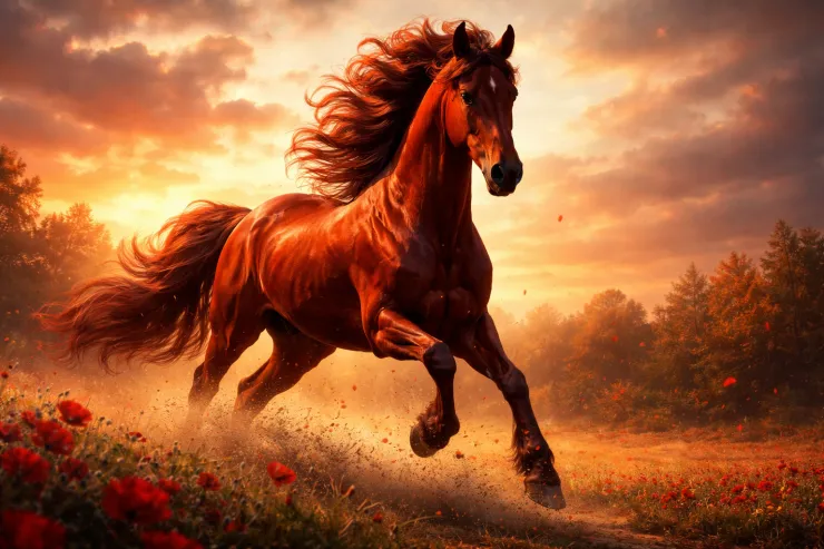 Yuxuda qırmızı at  görmək nə deməkdir?